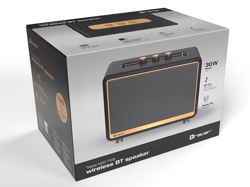 Портативна колонка Tracer M30 TWS Black 511995 фото