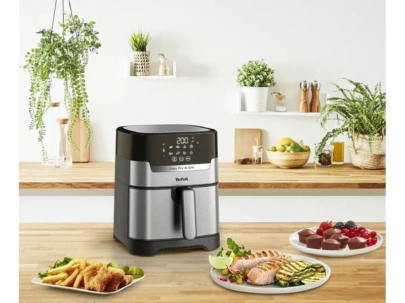 Мультипіч (аерофритюрниця) Tefal Easy Fry&Grill Precision EY505D15 380024ua фото