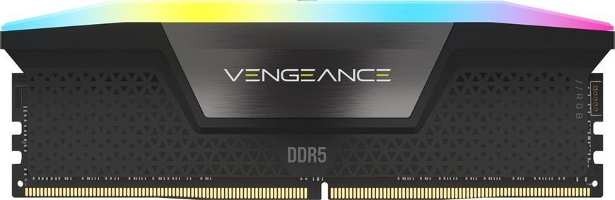 Пам'ять для настільних комп'ютерів Corsair 32 GB DDR5 6000 MHz Vengeance RGB (CMH32GX5M2B6000C38) 621027 фото