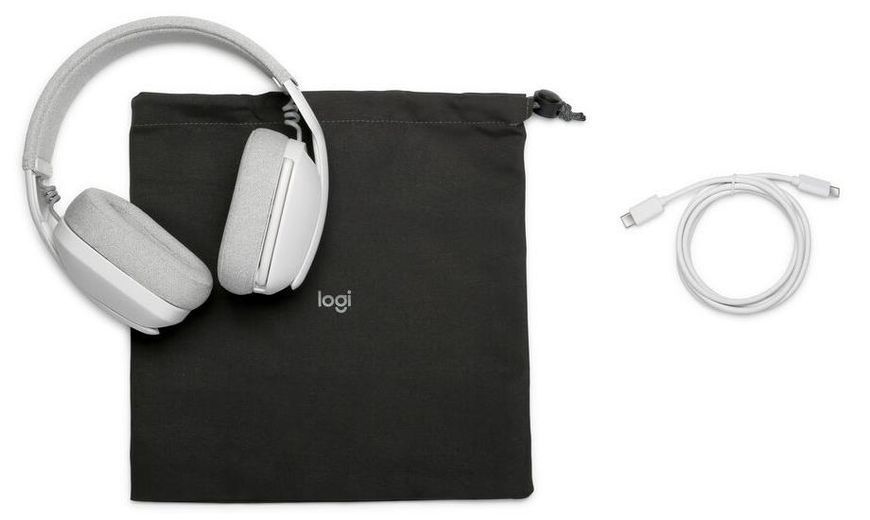 Навушники з мікрофоном Logitech Zone Vibe 100 White (981-001219) 458313ua фото