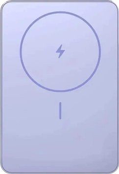 Зовнішній акумулятор (павербанк) Xiaomi Super Slim Magnetic 5000mAh Purple (BHR08PNGL) 619777 фото