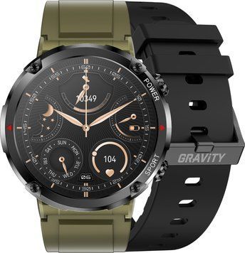 Смарт-часы Gravity GT21-7 Khaki 621774 фото