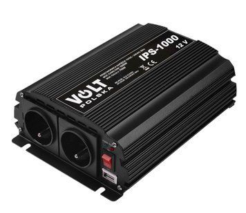Перетворювач (інвертор) DC-AC Volt Polska IPS 1000 12/230V 700/1000W (3IPS100012) 508202 фото