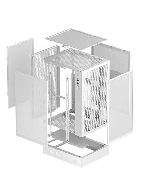 Корпус Deepcool CH170 Digital White (R-CH170-WHNPI0D-G-1) 570959ua фото
