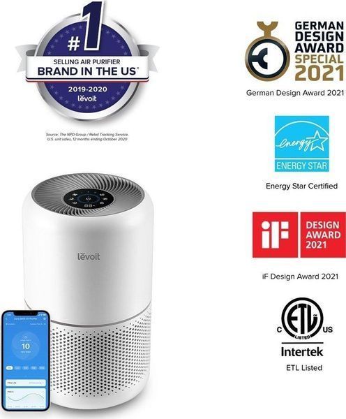 Очищувач повітря Levoit Core 300S White 475436 фото