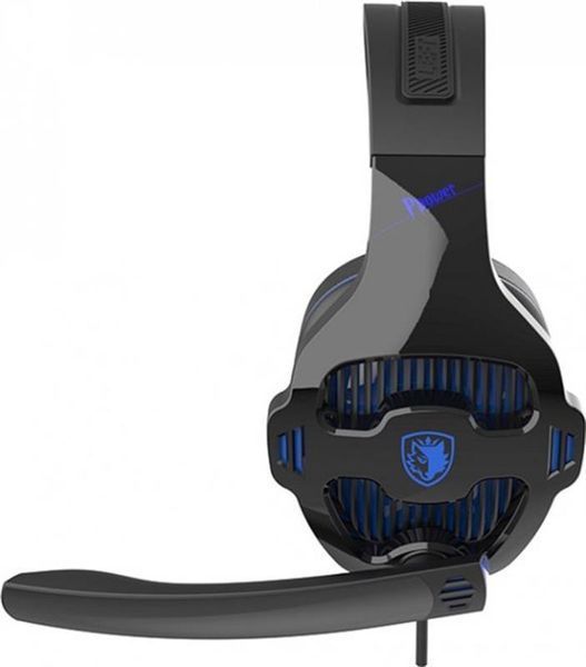 Навушники з мікрофоном Sades SA-726 Ppower Black/Blue (SA726BLJ) 579526ua фото