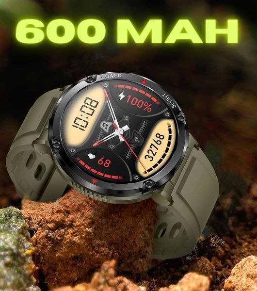 Смарт-годинник Gravity GT21-7 Khaki 621774 фото