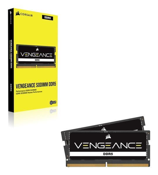 Пам'ять для ноутбуків Corsair 16 GB SO-DIMM DDR5 5600 MHz Vengeance (CMSX16GX5M1A5600C48) 621085 фото