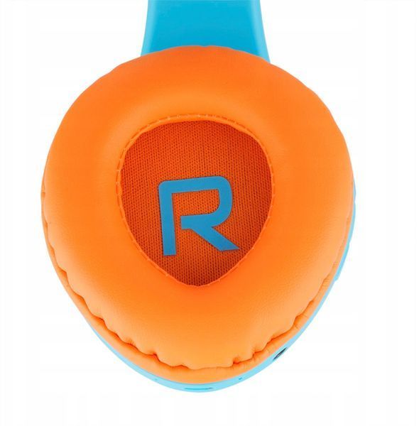Навушники з мікрофоном PowerLocus P2 Kids Blue/Orange 620868 фото