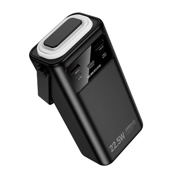 Зовнішній акумулятор (павербанк) Borofone BJ65 High 30000mAh Black 627176ua фото