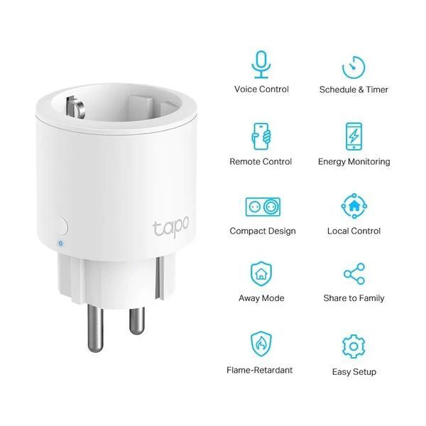Умная розетка TP-Link Tapo P115 1-pack 588052 фото
