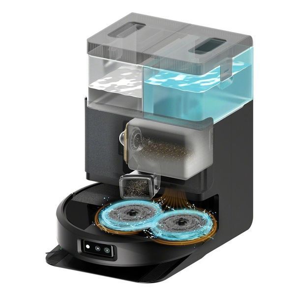 Робот-пилосос з вологим прибиранням iRobot Roomba Plus 505 Combo Black 573172 фото