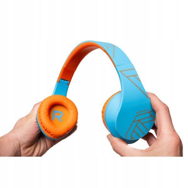 Навушники з мікрофоном PowerLocus P2 Kids Blue/Orange 620868 фото