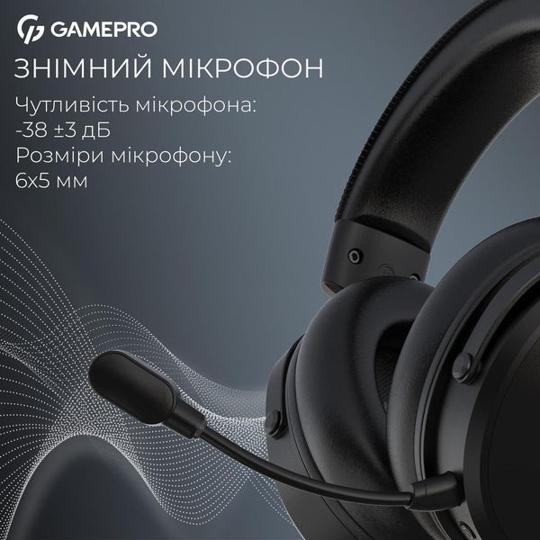 Навушники з мікрофоном GamePro Asgard Skadi Black (HSW191B) 623406ua фото