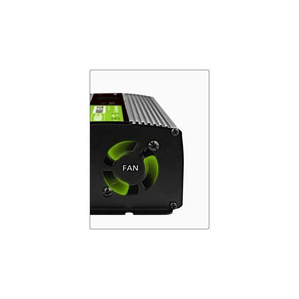Перетворювач (інвертор) DC-AC Green Cell 12/220V 500W/1000W (INVGC12P500LCD) 514858 фото