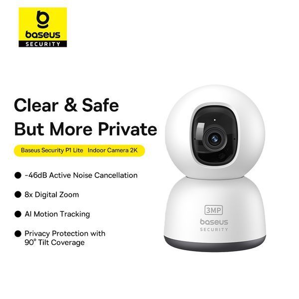 IP-камера відеоспостереження Baseus Security P1 Lite 2K (S0TV002132) 626939ua фото