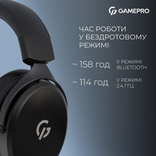 Навушники з мікрофоном GamePro Asgard Skadi Black (HSW191B) 623406ua фото