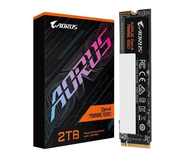 SSD накопитель Gigabyte Aorus 7000E Gen4 2TB (AG470E2TB) 618063 фото