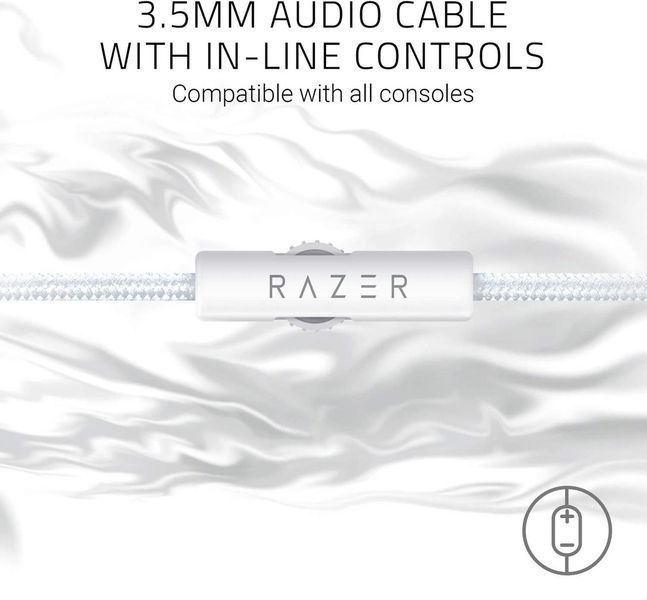 Навушники з мікрофоном Razer Multi Platform Mercury Edition White (RZ04-02830400-R3M1) 579467ua фото