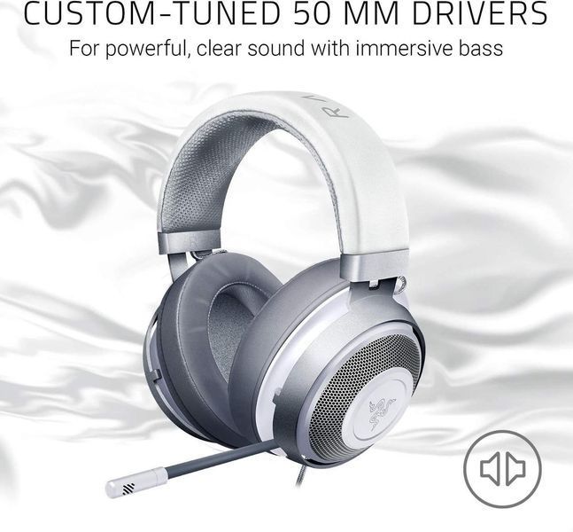 Навушники з мікрофоном Razer Multi Platform Mercury Edition White (RZ04-02830400-R3M1) 579467ua фото