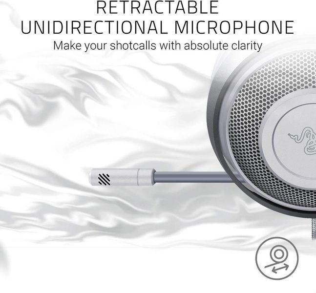 Навушники з мікрофоном Razer Multi Platform Mercury Edition White (RZ04-02830400-R3M1) 579467ua фото