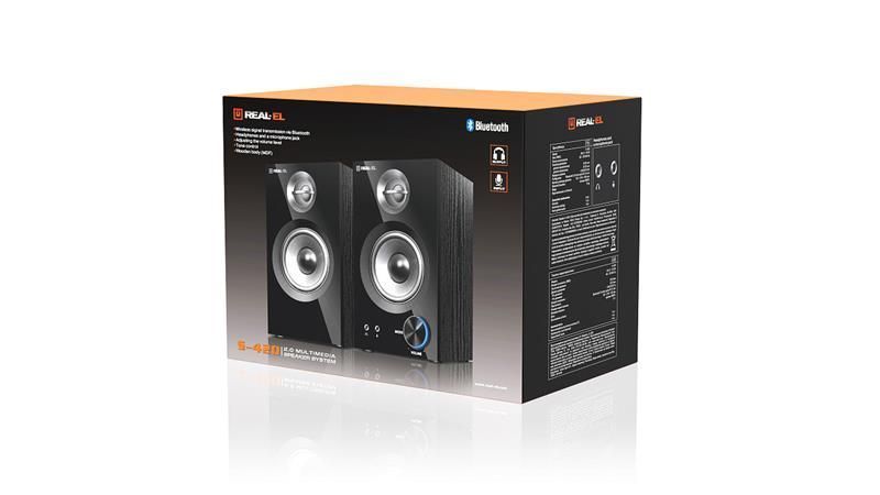 Колонки для комп'ютера Real-El S-420 Black 578254ua фото
