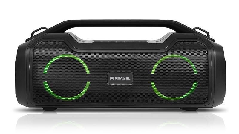 Портативна колонка Real-El X-747 Black (EL121600013) 580020ua фото