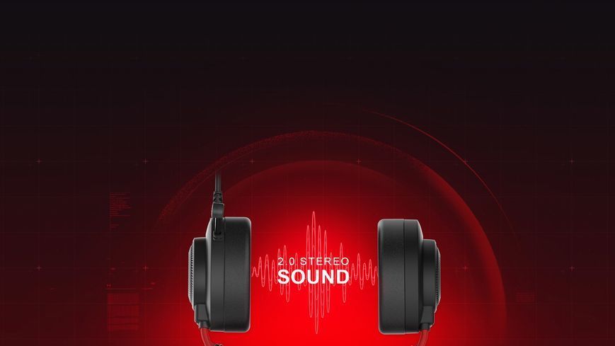 Навушники з мікрофоном Bloody G200 Black/Red 579341ua фото