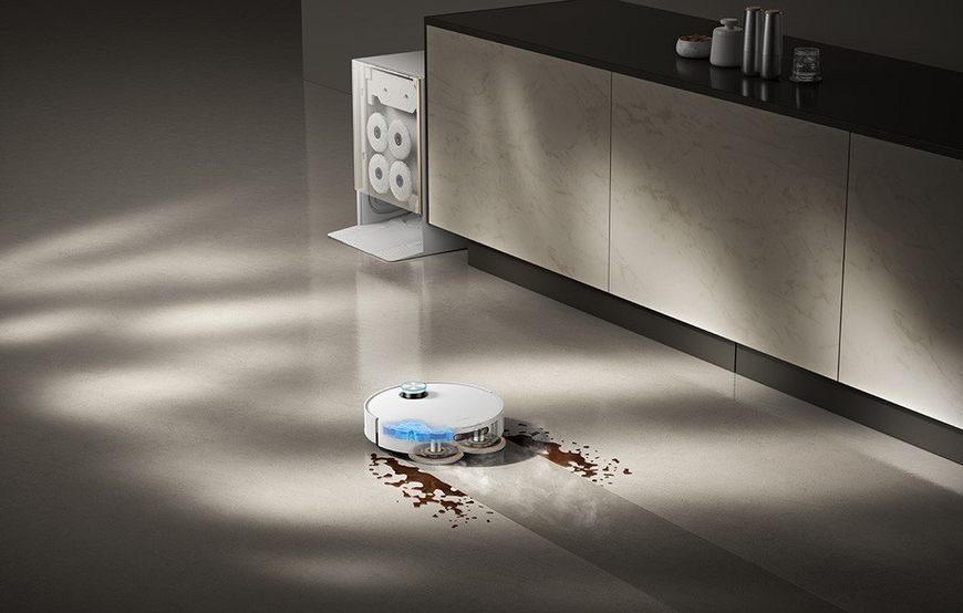 Робот-пилосос з вологим прибиранням Dreame Bot MatriX 10 Ultra White (RLX95CE-Wh) 621608 фото