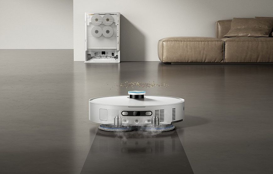 Робот-пилосос з вологим прибиранням Dreame Bot MatriX 10 Ultra White (RLX95CE-Wh) 621608 фото