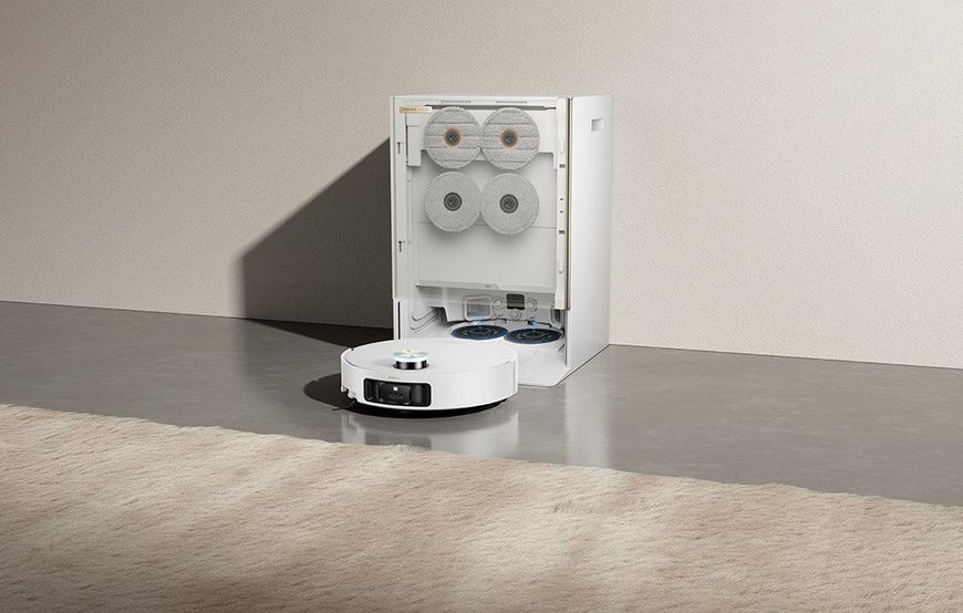Робот-пилосос з вологим прибиранням Dreame Bot MatriX 10 Ultra White (RLX95CE-Wh) 621608 фото