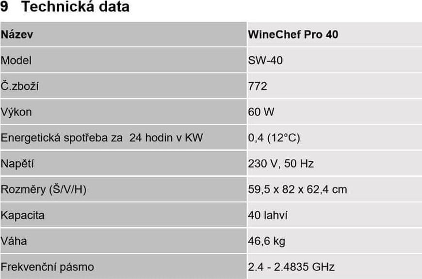 Винный шкаф Caso WineChef Pro 40 619009 фото