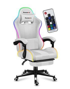 Компьютерное кресло для геймера Huzaro Force 4.7 White Mesh RGB 123546 фото