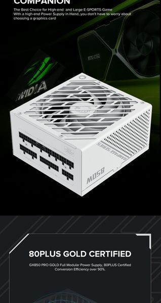 Блок живлення GameMax GX-850 Pro WH ATX3.1 PCIe5.1 627784ua фото