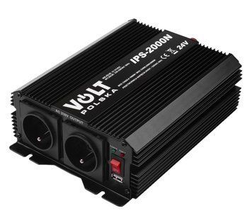 Перетворювач (інвертор) DC-AC Volt Polska IPS 2000 N 24/230V 1000/2000W (3IPSN20024) 508211 фото
