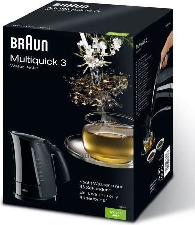 Електрочайник Braun Multiquick 3 WK 300 Black 471433 фото