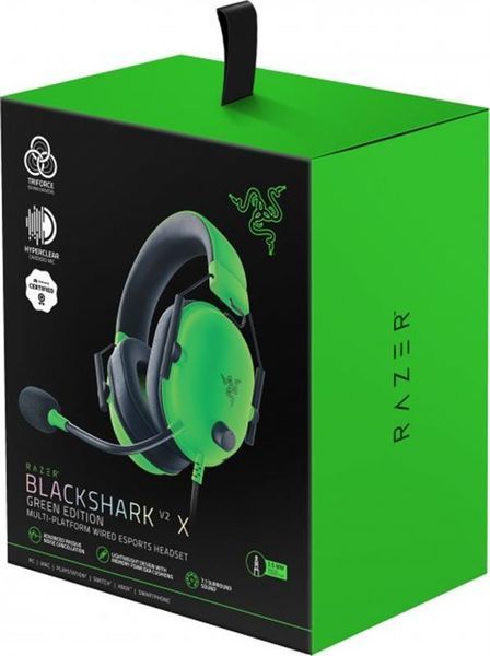 Навушники з мікрофоном Razer Blackshark V2 X Green (RZ04-03240600-R3M1) 356772ua фото