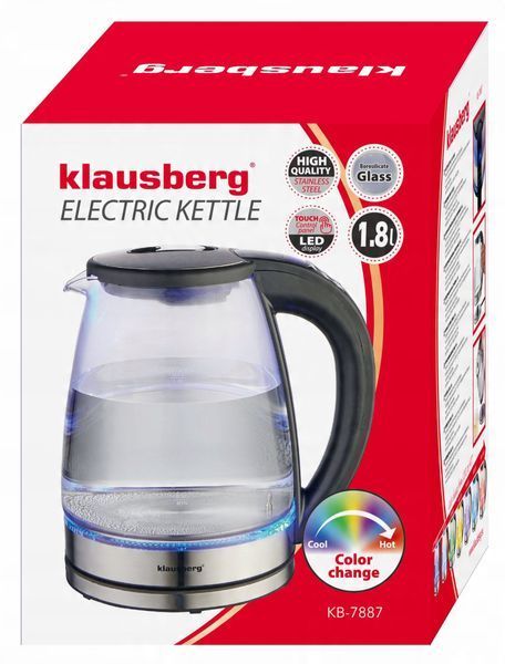 Електрочайник Klausberg KB-7887 619531 фото