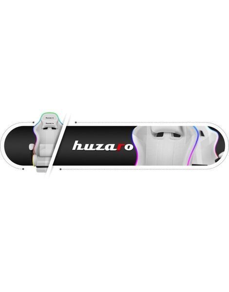 Комп'ютерне крісло для геймера Huzaro Force 4.7 White Mesh RGB 123546 фото