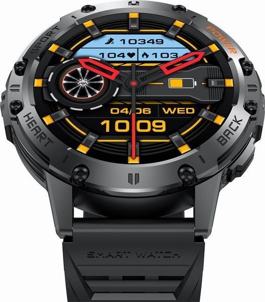Смарт-годинник Gravity GT22-1 Black 621775 фото