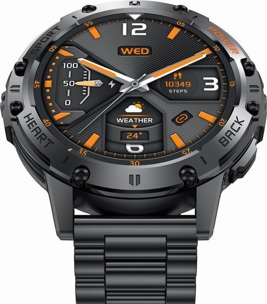 Смарт-годинник Gravity GT22-1 Black 621775 фото