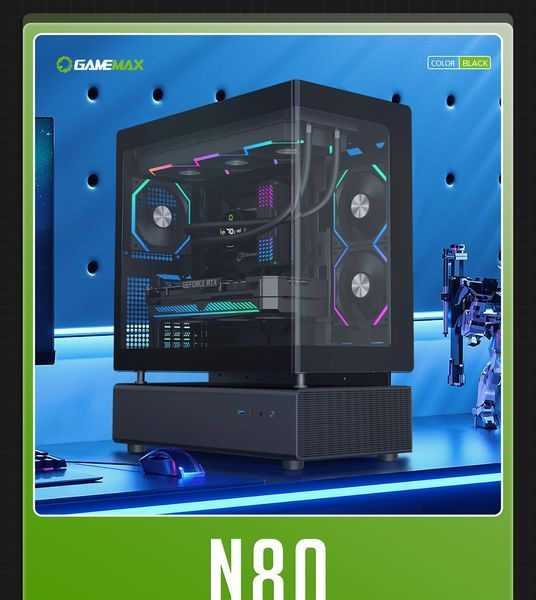 Корпус GameMax N80 BK 630526ua фото