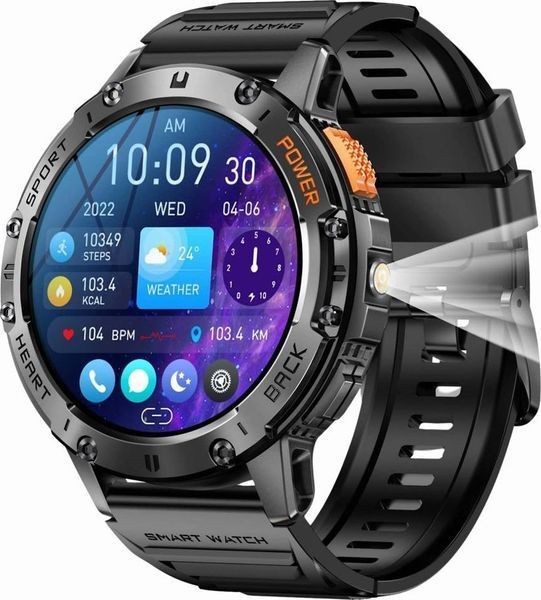 Смарт-годинник Gravity GT22-1 Black 621775 фото
