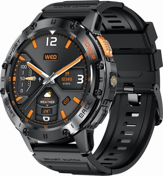 Смарт-годинник Gravity GT22-1 Black 621775 фото