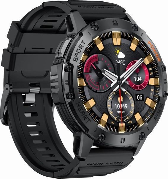 Смарт-годинник Gravity GT22-1 Black 621775 фото