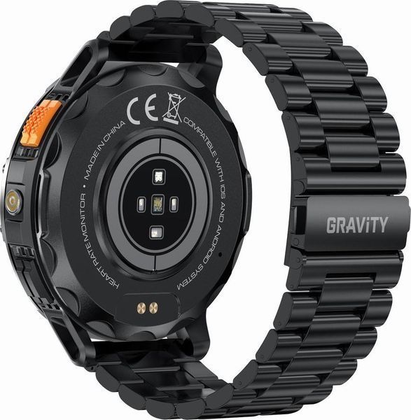 Смарт-годинник Gravity GT22-1 Black 621775 фото