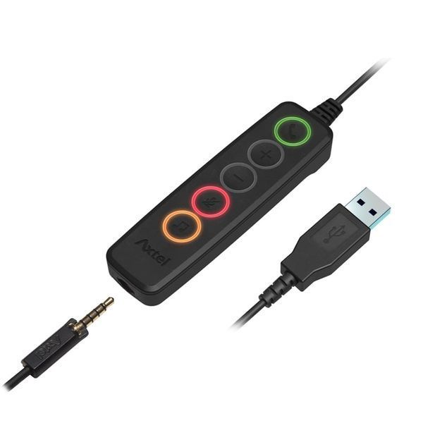 Специализированная гарнитура Axtel Voice UC 28-35 duo NC (AXH-V28-35UCD) 499663 фото