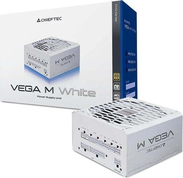 Блок питания Chieftec Vega M 850W White (PPG-850-CW) 618697 фото