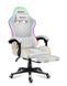 Комп'ютерне крісло для геймера Huzaro Force 4.7 White Mesh RGB 123546 фото 14