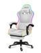 Комп'ютерне крісло для геймера Huzaro Force 4.7 White Mesh RGB 123546 фото 6